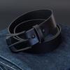 [KOGUMA BELT] Belt Black, Tochigi Leather, Made in Japan, Cowhide, 40mm, Atelier Black, KGMCB-0010, -91-103cm / Total Length: -115cm