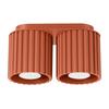 Aura 2 Ceiling Lamp, Red Ochre, GU10