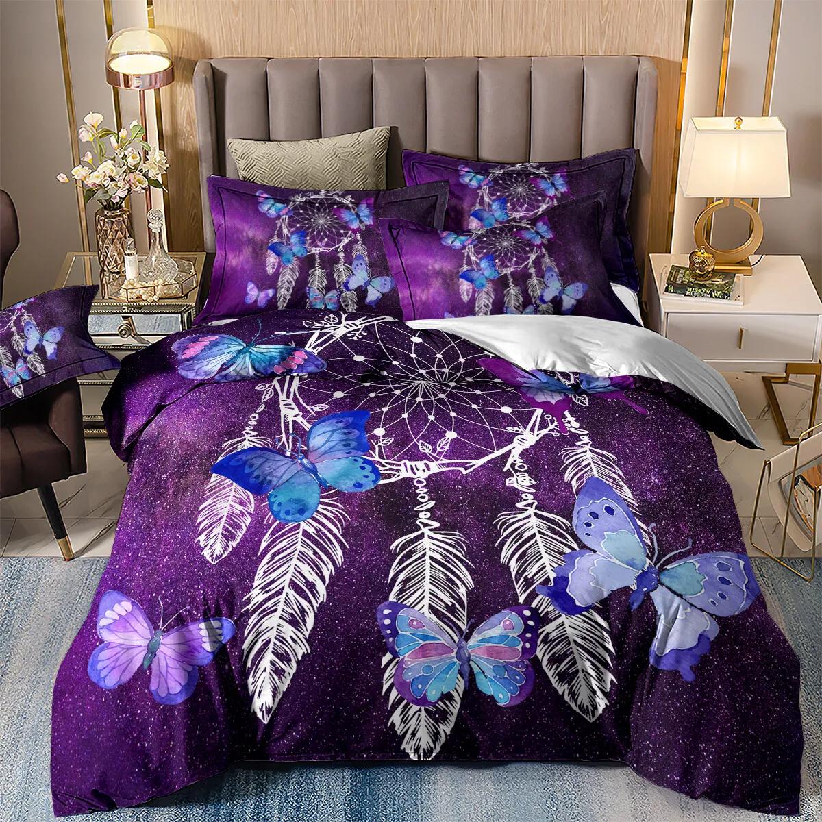 

Ловец снов одеяло пододеяльник Doona покрывало комплект односпальная кровать размера «queen-size» наволочки для кровати размера «king-size» Single 135x200cm