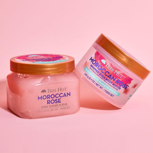 Tree Hut Tělový peeling + Pěnivý gelový mycí prostředek + Šlehané tělové máslo 3dílná sada Vyberte 1