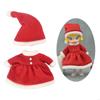 Christmas 16cm Dress Up Costume Suit Baby Girl Toy Costume Supplies X3UC