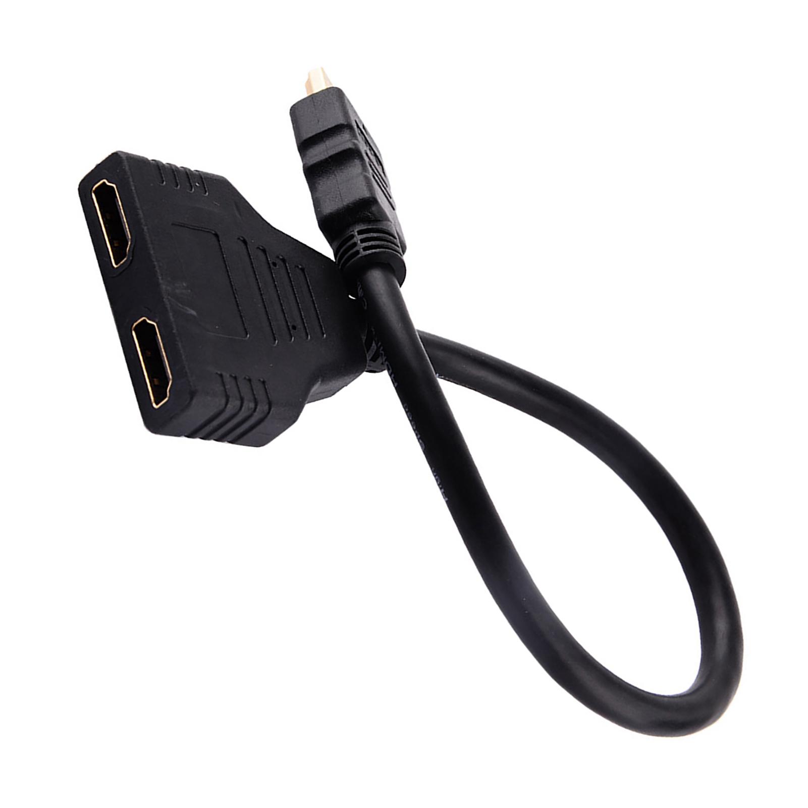 

1080P High Definition Multimedia Interface Male To Dual High Definition Multimedia Interface Female 1 to 2 Way Splitter