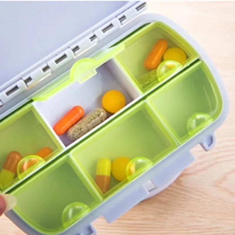 Weekly Pill Box Medicine Organiser Travel 6 Day Tablet Storage Dispenser Case Creative Multifu Drug Storage Packaging Boxes