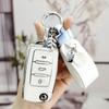 Compatible Key Case for Volkswagen Sagitar, Tiguan L, Lamando, Bora, Polo, Tayron, Langyi, Golf 7 - Protective Shell Buckle
