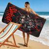 Slipknot's Dark Star Symbolism beach towel Beach towel for vacation photos Portable for travel swim Absorbent bath towel seaside printing beach towel
