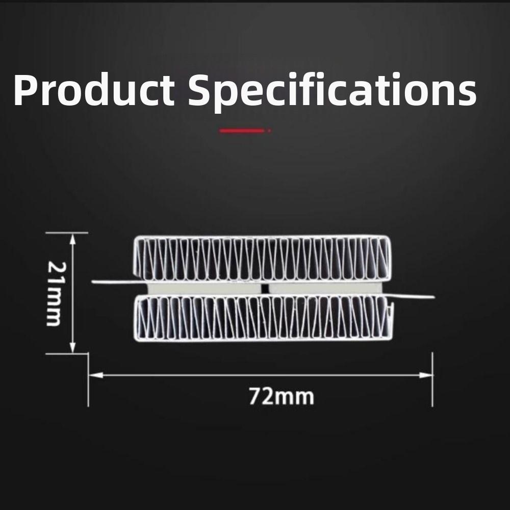 50/100/200W Isolier-Thermostatisch 72 * 21mm PTC Keramik Luftheizer Neuer Elektroheizer