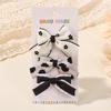 3Pcs/Set Sweet Cute Bows Hair Clip Fresh Printing Flower Checkered Hairgripes Lace for Girls Striped Yarn Barrette Gifts