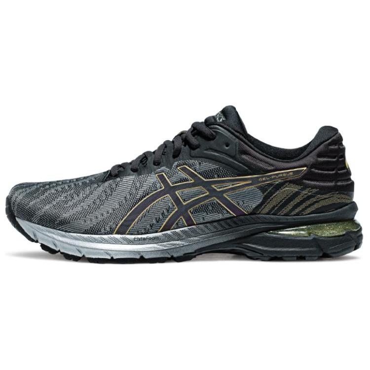 

Новые кроссовки Asics Gel Pursue 7 износостойкие дышащие низкие для бега мужские черно-серебристые 1011B254-002 45