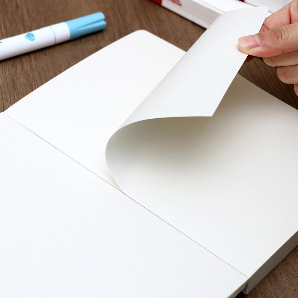 58 sheets Thickened drawing book, watercolor drawing blank portable acrylic marker drawing book, sketch sketchbook