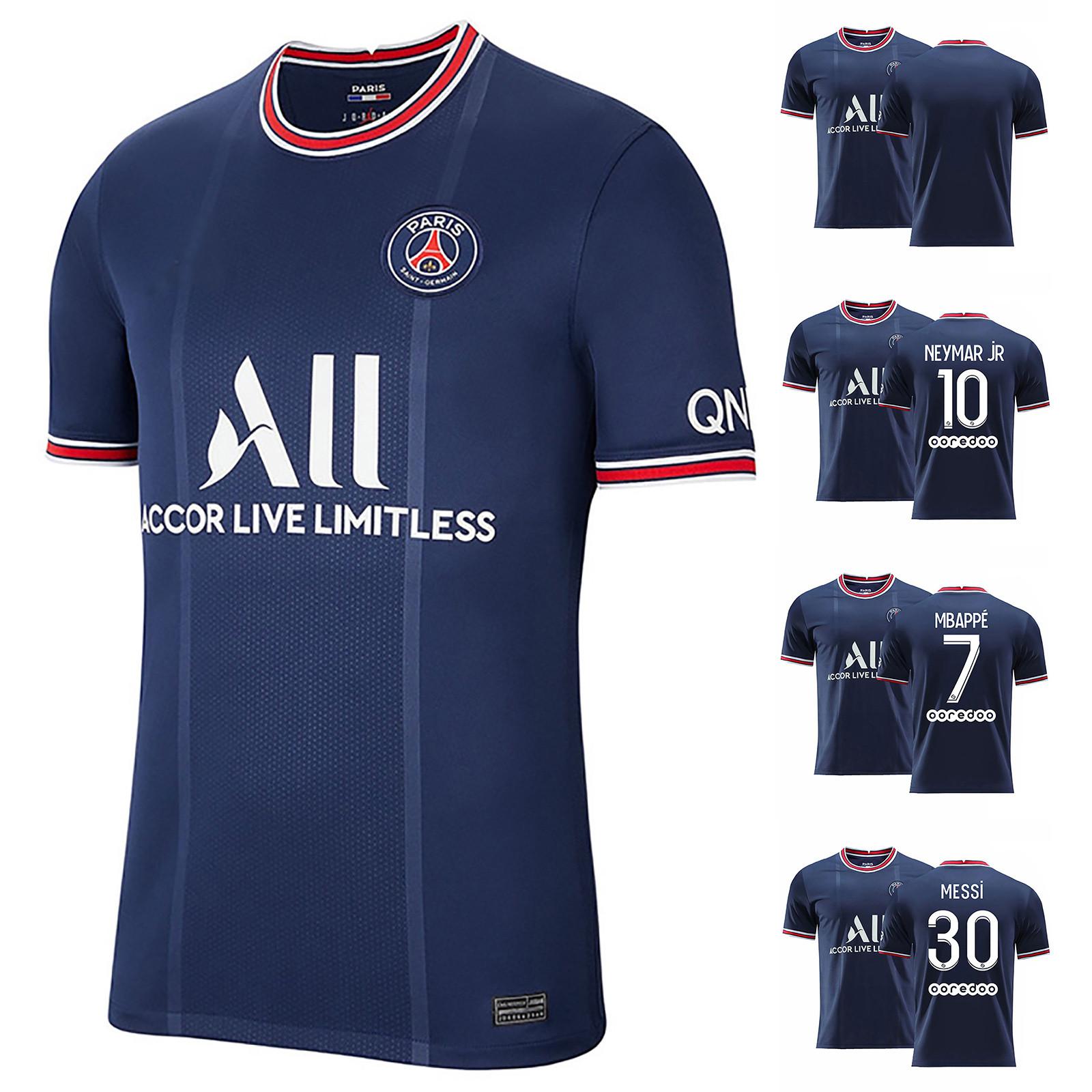 

21/22 Saint-Germain Домашняя футболка Футбольная форма Тренировочные топы Мужские XL темно-синий