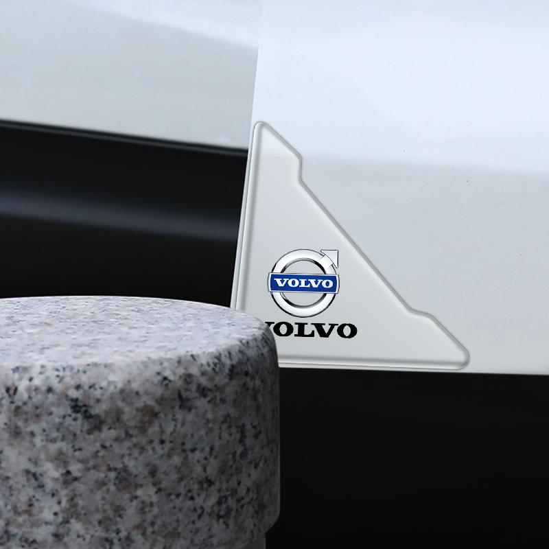 AABAR1 Silicone Car Door Corner Cover Anti-Scratch Protection Stickers For Volvo Xc60 Xc90 V40 V60 S60 V50 V90 S80 C40 XC40 V70 XC70