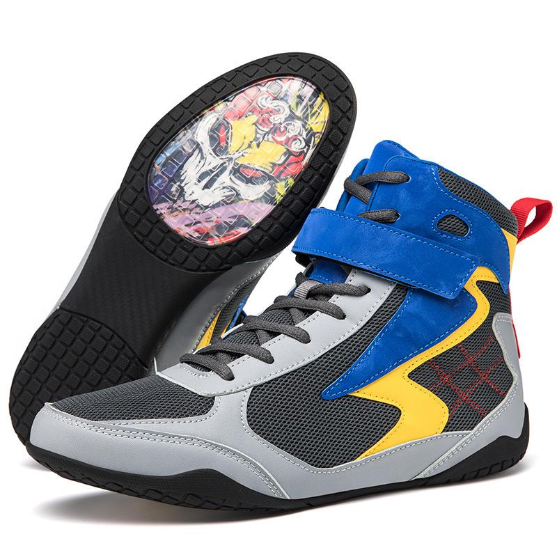 Frühling und Sommer neue Herren- und Damen-Klett-Sneaker Mesh Boxschuhe Ringtrainingsschuhe Kampfsportschuhe Wrestlingschuhe