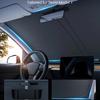 Upgraded Graphene Heat Insulation Front Sunshade Windshield For Tesla Model Y Juniper 2025  [Tailored Fit, 99% Sun Protection]
