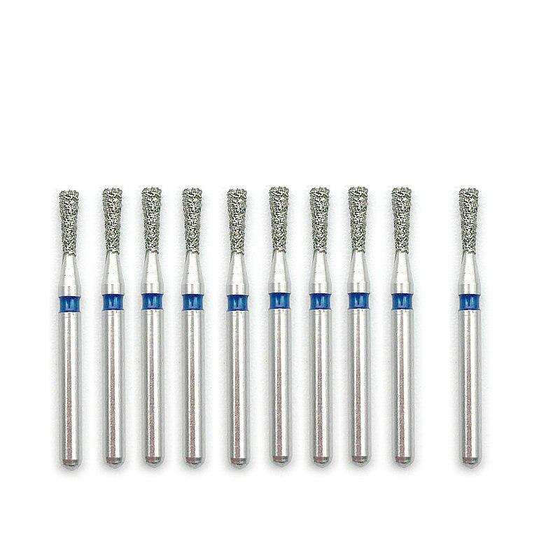 10pc/Box Dental Diamond Burs Drill for High Speed Handpiece Medium FG 1.6M Dentist Polishing Tool SI-50