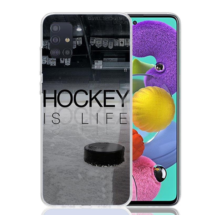 Ice Hockey Rink Sport Phone Case for Samsung Galaxy A52 A51 A50S A12 A22 A32 A72 A10S A30S A31 A71 Note 20 Ultra 10 Plus S10 Gal