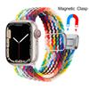Braided Loop Strap for Apple Watch Band 44mm 40mm 49mm 45mm 41mm 46mm 42 38mm Nylon Bracelet iWatch Series Ultra 10 9 8 7 6 5 SE