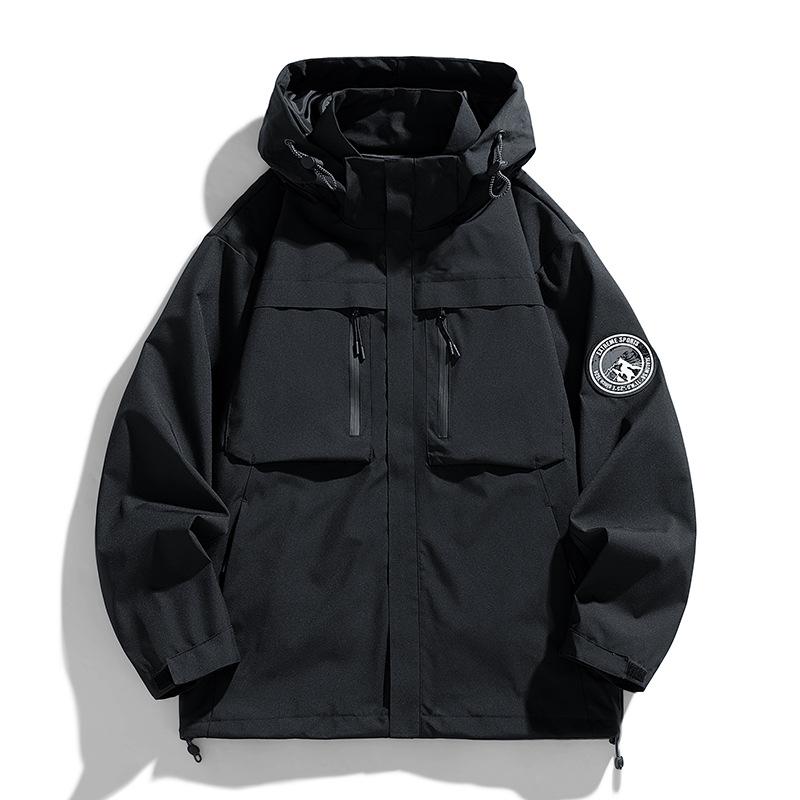 

Autumn and winter new down jacket liner two pieces of detachable men s and women s warm windproof jacket loose men s jacket M