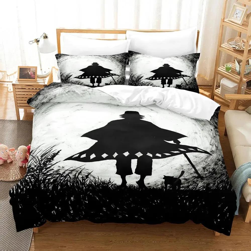 Kisuke Bleach Urahara 3D Anime Påslakanset för Pojksovrum Enkelsäng Twin Full Queen King Size 2024 Påslakan Sängset Täcke