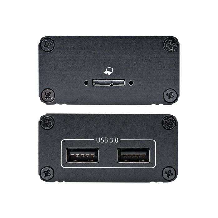 Extendeur USB 3.0 - StarTech.Com - 2-Port Sur Fibre Multimode OM3 - 5Gbps - Portée 350m - Hub USB-A