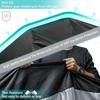 Motorcycle Cover,Motorbike Cover All Season Universal Weather Waterproof Sun Outdoor Protection With Lock-Holes & Storage Bag,XXL Motorcycles Vehicle