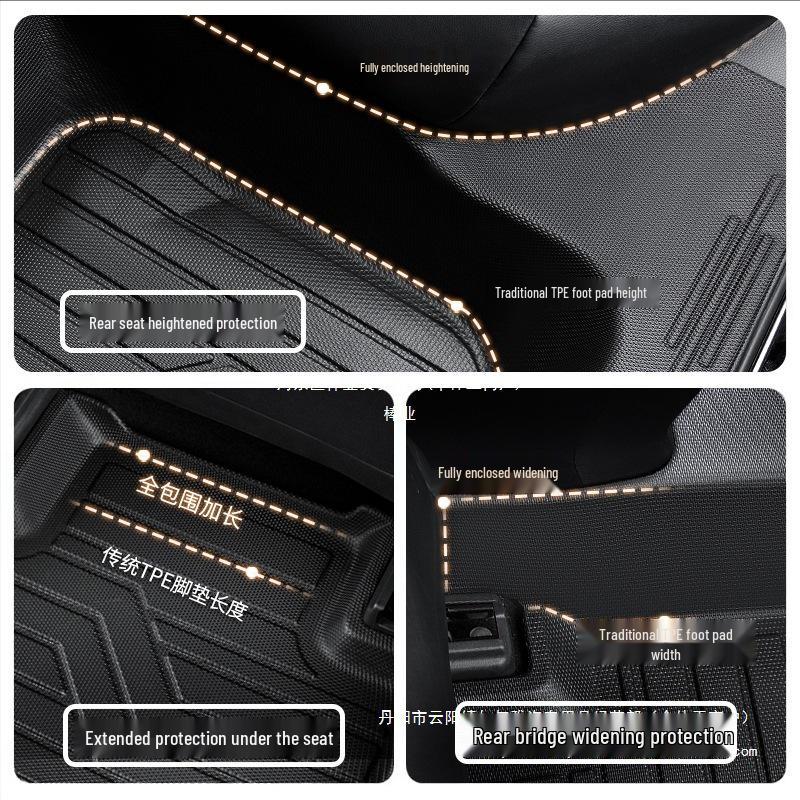 TPE Car Floor Mats for Buick Regal, LaCrosse, Encore, Excelle GT, Verano - Full Coverage