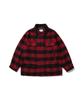 Anglan Mackinaw Checked Jacket - Red