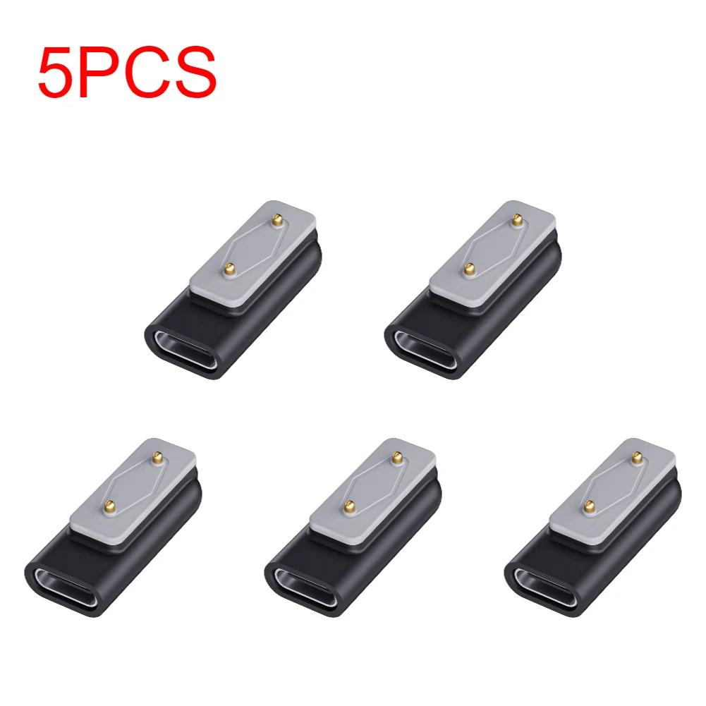 För Samsung Galaxy Fit 3 Smartklocka Laddare Adapter Anslutning USB C 90° Magnetisk Laddningsadapter för Huawei Watch Fit 3 2