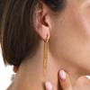 Trendy Multi-Layer Chain Earrings for Women Girls,Chic Gold Color Stainless Steel Dangle Earring,Birthday Christmas Gifts To Her