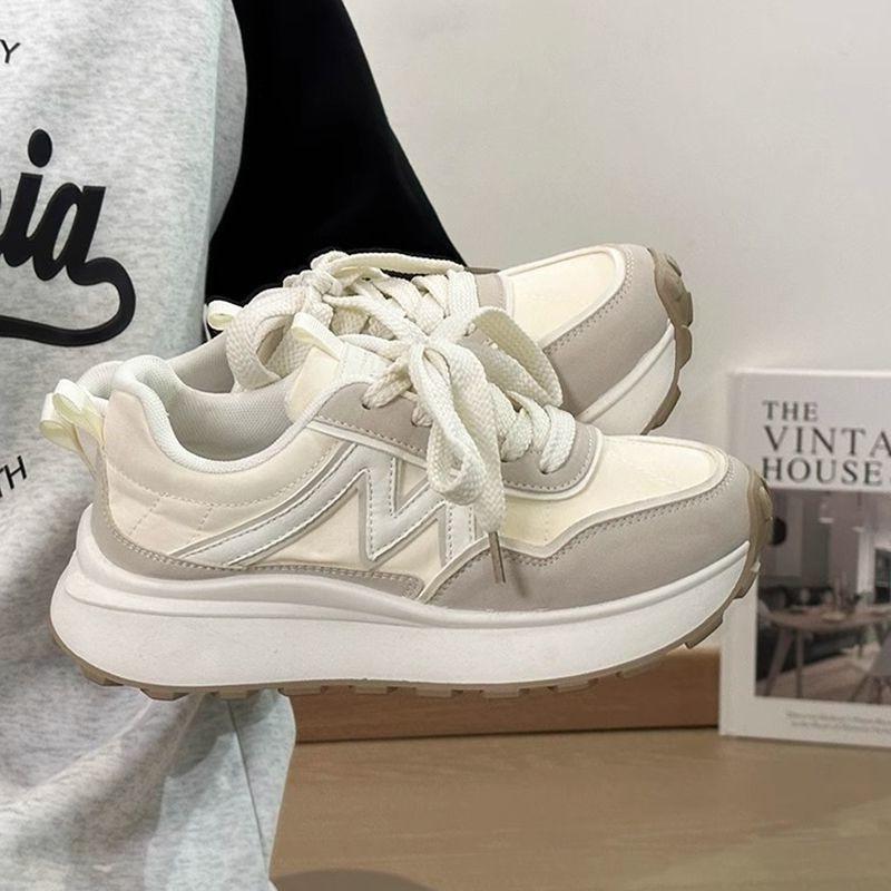 22 new spring and autumn casual retro platform Forrest Gump shoes sports dad shoes hongjie 35