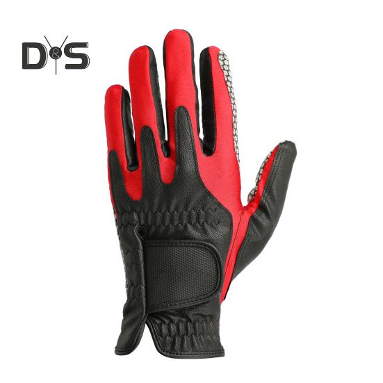 

Перчатки для гольфа из искусственной кожи, нескользящие, для левой руки, перчатка для гольфа с хорошим сцеплением, аксессуар для гольфа для мужчин и женщин, гольфист 24