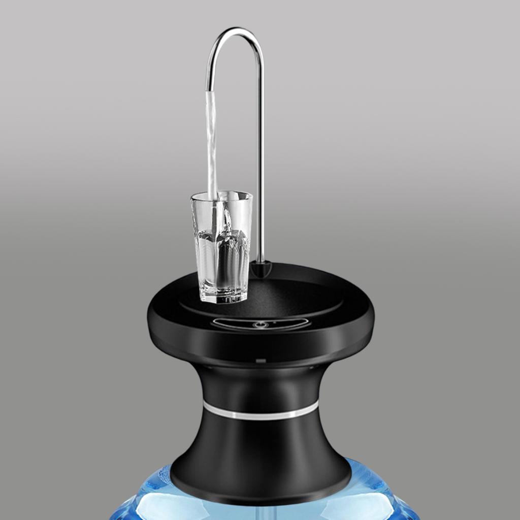 Electric Drinking Water Pump Noiseless Household Water Dispenser Push Pump with Tray Water Pump Dispenser for Kitchen Home