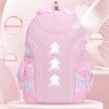 Elementary School Girls Backpack Fashion Rainbow Butterfly Pattern Study Bag Lightweight Refrigerator Door Open Children Rucksack Class 1 3 To 6