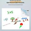  Electrostatic Whiteboard Sticker Reusable Pp Teaching Graffiti Drawing Board Removable Household Erasable Whiteboard