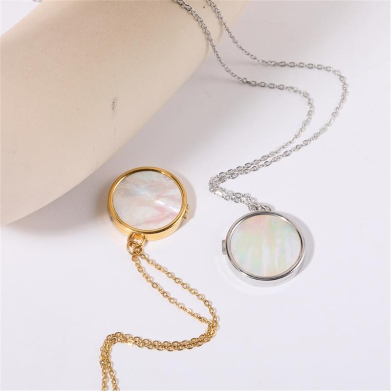 Customizable Pet Photo Album Necklace Elegant Pet Photo Album Pendant Neckchain Adornment for Daily Wear Dates Parties