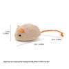 Pet Simulation Mouse Cat Toy Filled With Natural Catnip Self Entertainment Interactive Teaser Toy Anti Boring Chew Play Supplies
