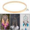 Attrape-rêves - bigemai - Modèle 12 - 12 anneaux en bambou - 15/20/25 cm - Idéal pour DIY