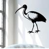 1pc Ibis Metal Wall Art, Graceful Bird Statue Mural for Easter Thanksgiving, Weatherproof Iron Decor for Patio Garden Fence, Charming Outdoor Ornament