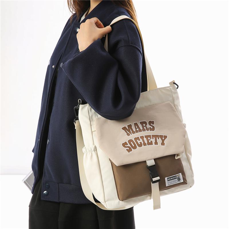 Student Class Shoulder Bag Large Capacity Crossbody Bag