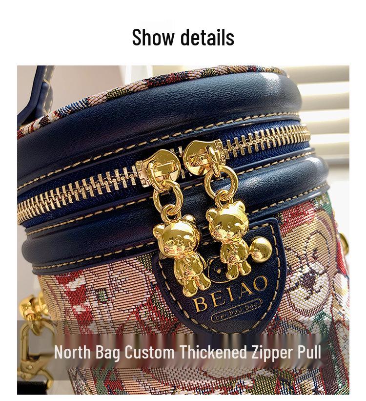 Cartoon Bear Women's Crossbody Phone Bag - Versatile Single Shoulder Design