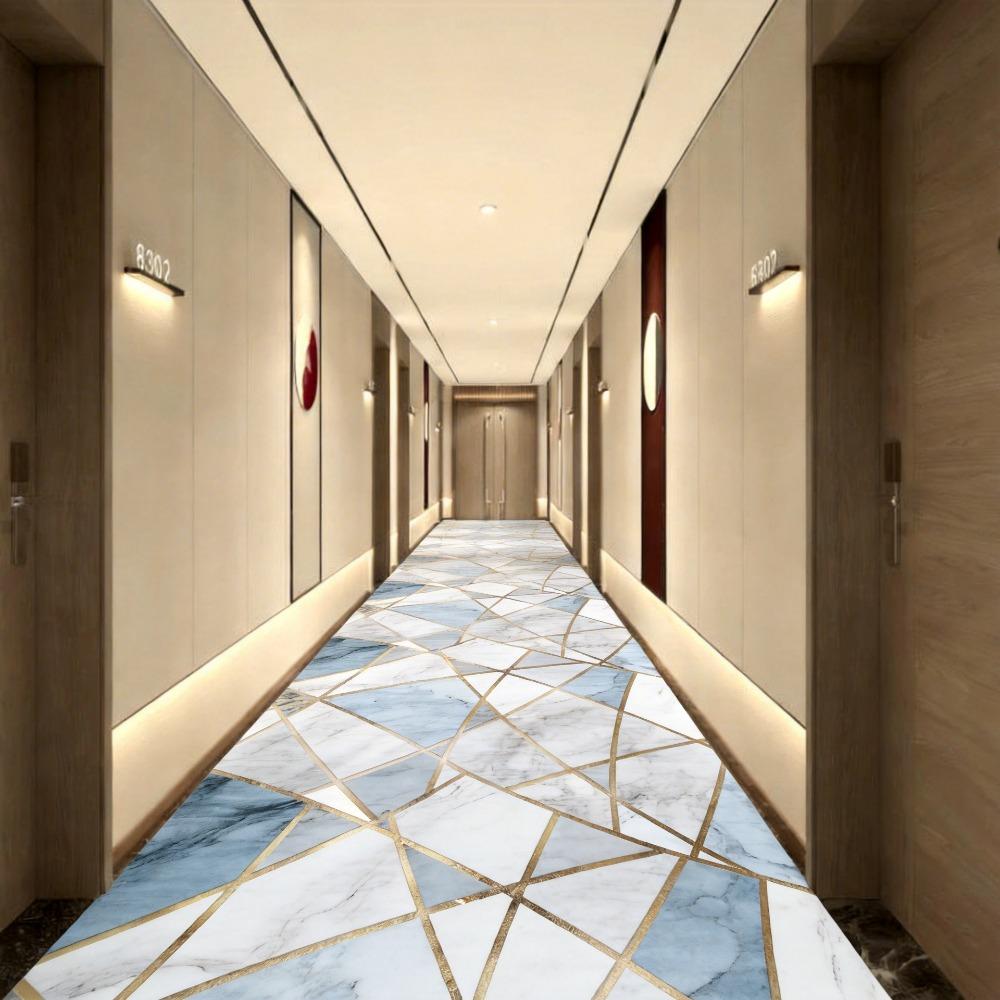 Persian Corridor Carpet Retro Decoration Home Hall Passageway Runner Rug Non-slip Stairway Carpets izable Luxury Aisle Mat