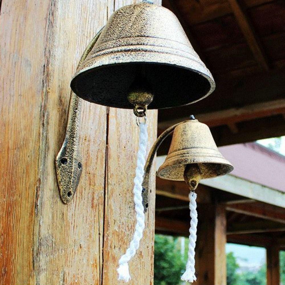 Creative Collision Bell Cast Iron Wrought Iron Bell Blessing Dining Table Bell Courtyard