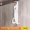 Door Hook Door Hook Storage Rack Without Drilling Kitchen Cabinet Door Hanging Clothes Rack Storage Clothes Cap