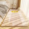 Simple Cream Style Faux Cashmere Living Room Fluffy Rugs Home Decor Bedroom Cloakroom Bedside Non-Slip Rugs