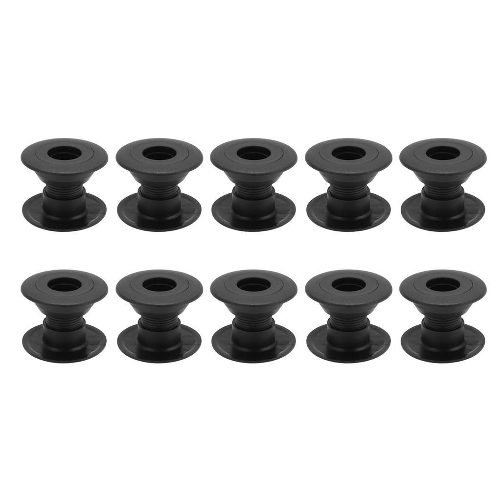 10 Pairs Table Foosball Bushings Black 15.8mm Table Football Board Bearings for 5529 Foosball Table Shafts