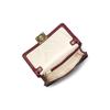 Michael Kors MK Sonia Chain Solid Color Large Logo Flap Leather Shoulder Crossbody Bag Medium Women Bags Berry-Purple 35F1G6SL3L-MERLOT