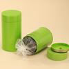 Hiqh Quality Tinplate Tea Tin Large Capacity Round Sealed Tea Can Moisture-proof Tea Jar for Home&Travel
