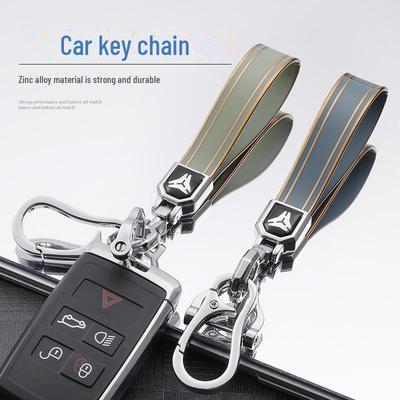 Gold-Edged TPU Car Logo Keychain Pendant - Creative Gift