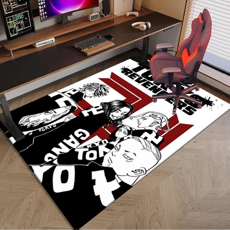 Tokyo anime Carpet, Chair Rug,Rug for Office Bedroom living rooms, Doormat decor Fan Gift Christmas Gift