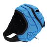 Rugby Padded Headgear for Youth EVA Sponge Adjustable Soft Shell Flag Football Helmet Headguard for Soccer Sports Blue M