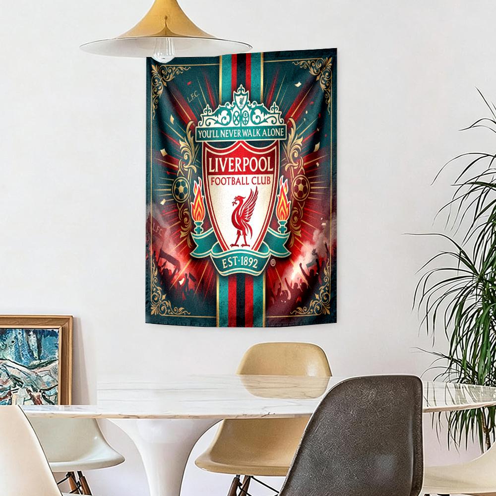 Liverpool Football Club Nástěnná dekorace Gobelín Umění pro památku mazlíčka Narozeniny Svatba Pozadí pro párty Rodinný dárek